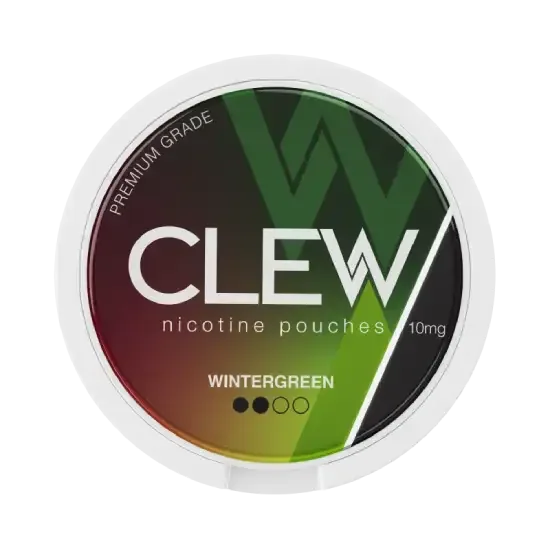 CLEW Wintergreen 10mg can — CLEW Wintergreen Per pouch