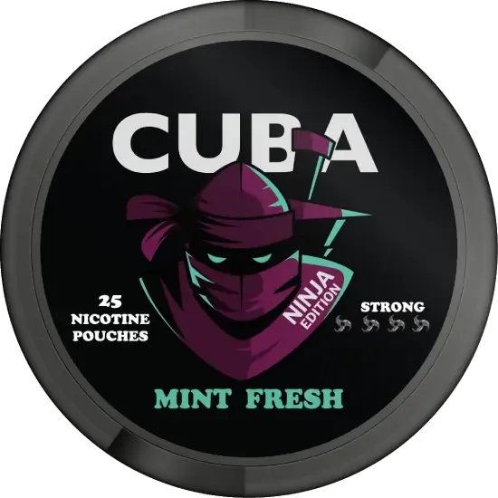 CUBA Ninja Mint Fresh can — Cuba Mint Fresh Extra Strong