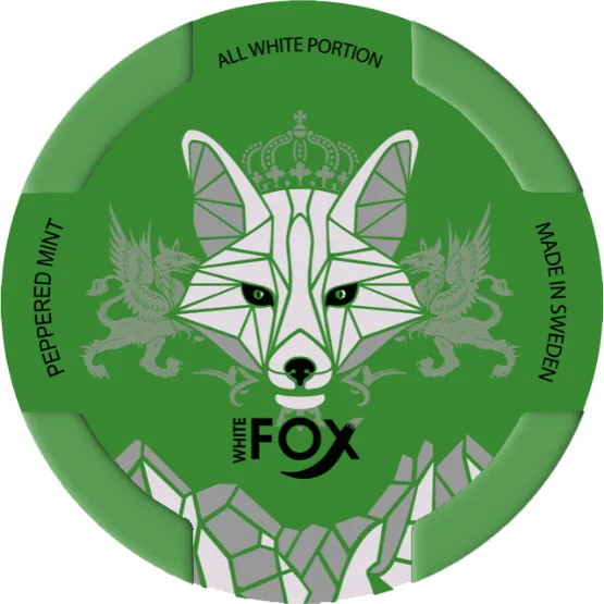 White Fox Peppered Mint can — White Fox Peppered Mint Not published